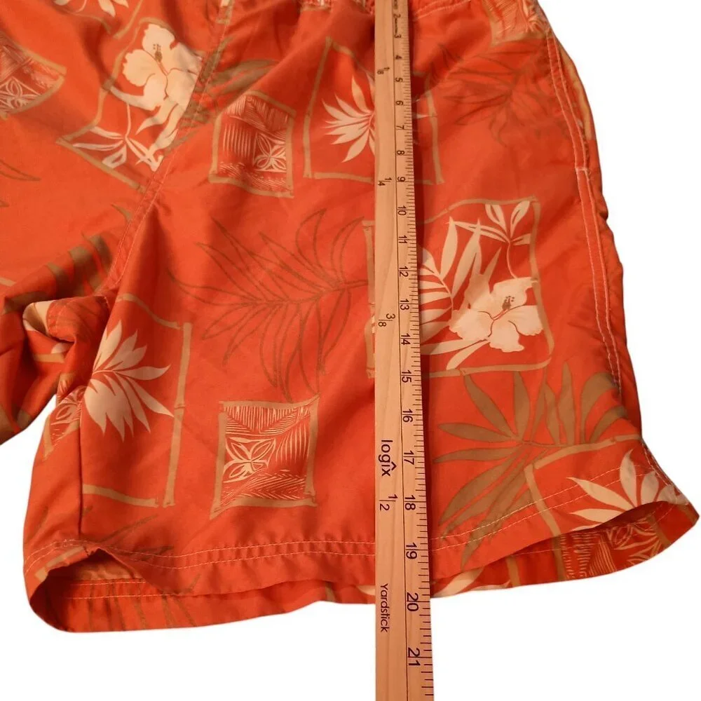 Rio by Merrill & Forbes Men's Swim Trunks shorts Side Pockets Tropical  Size XL